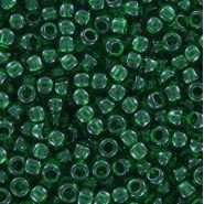 Toho seed beads 8/0 round Transparent Grass Green - TR-08-7B